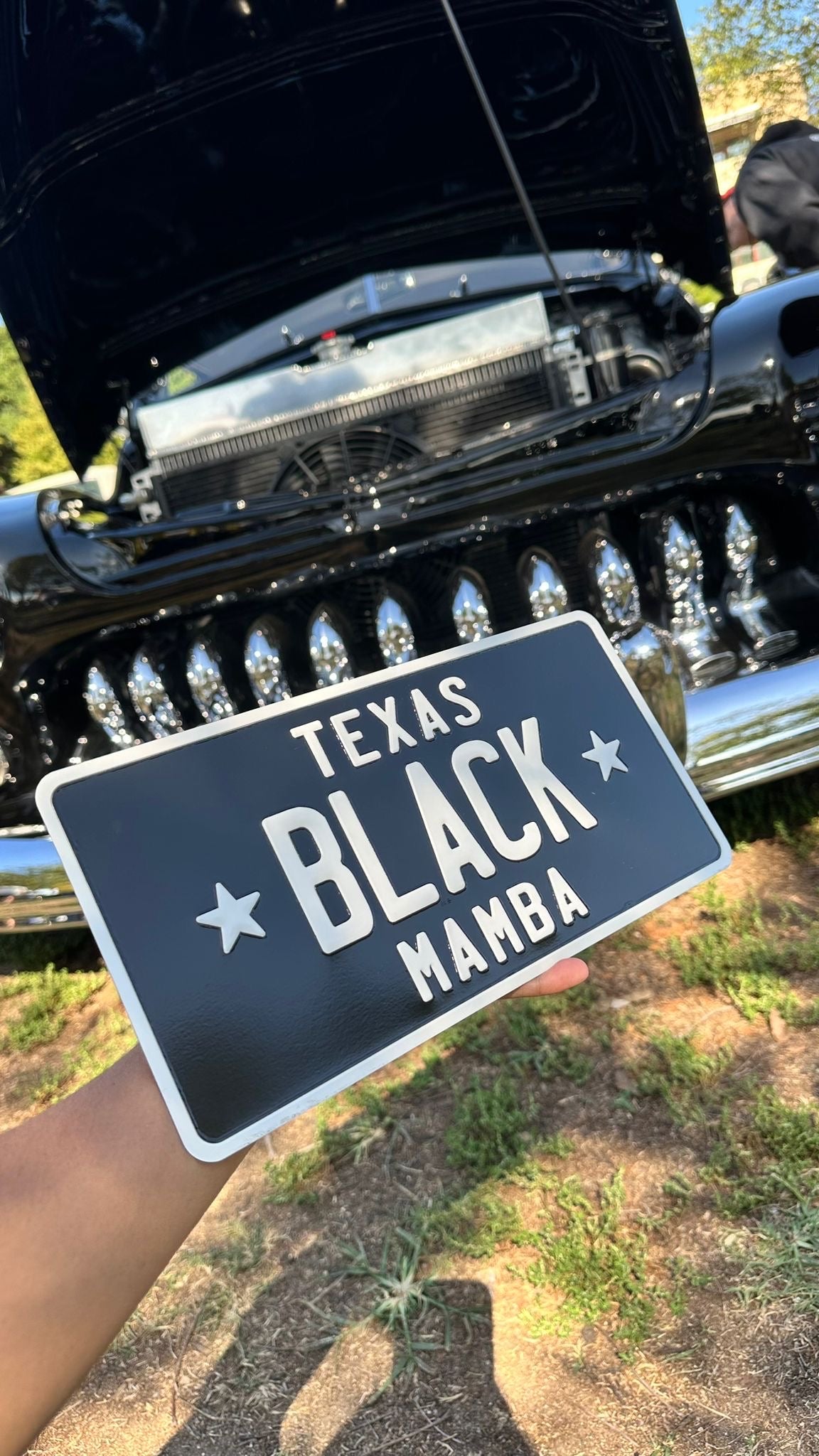 Custom US Aluminium Embossed Vanity License Plate