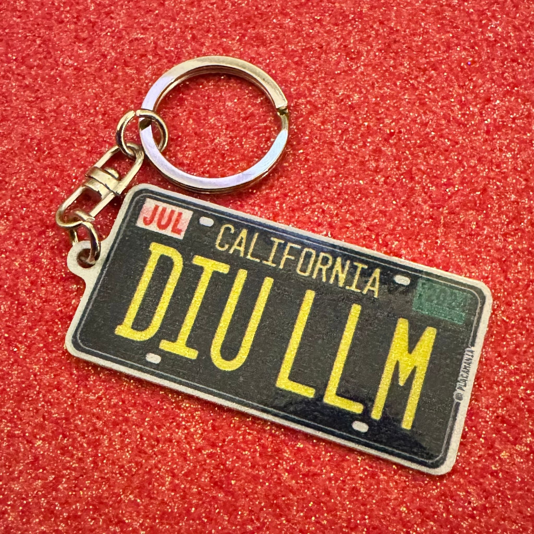 California License Plate Custom Keychain