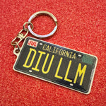 California License Plate Custom Keychain