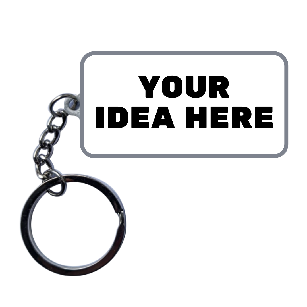 Custom US License Plate Keychain