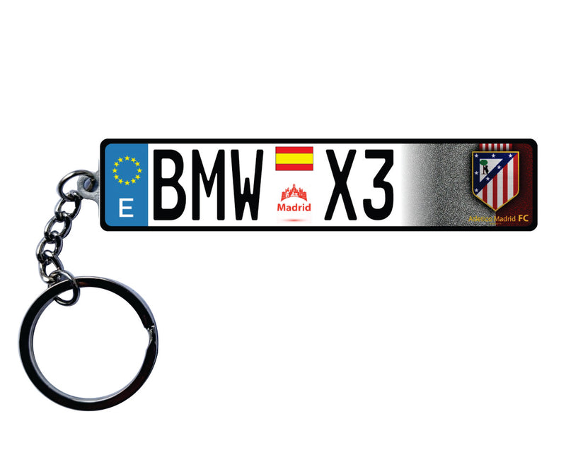 Spain Euro Plate Keychain