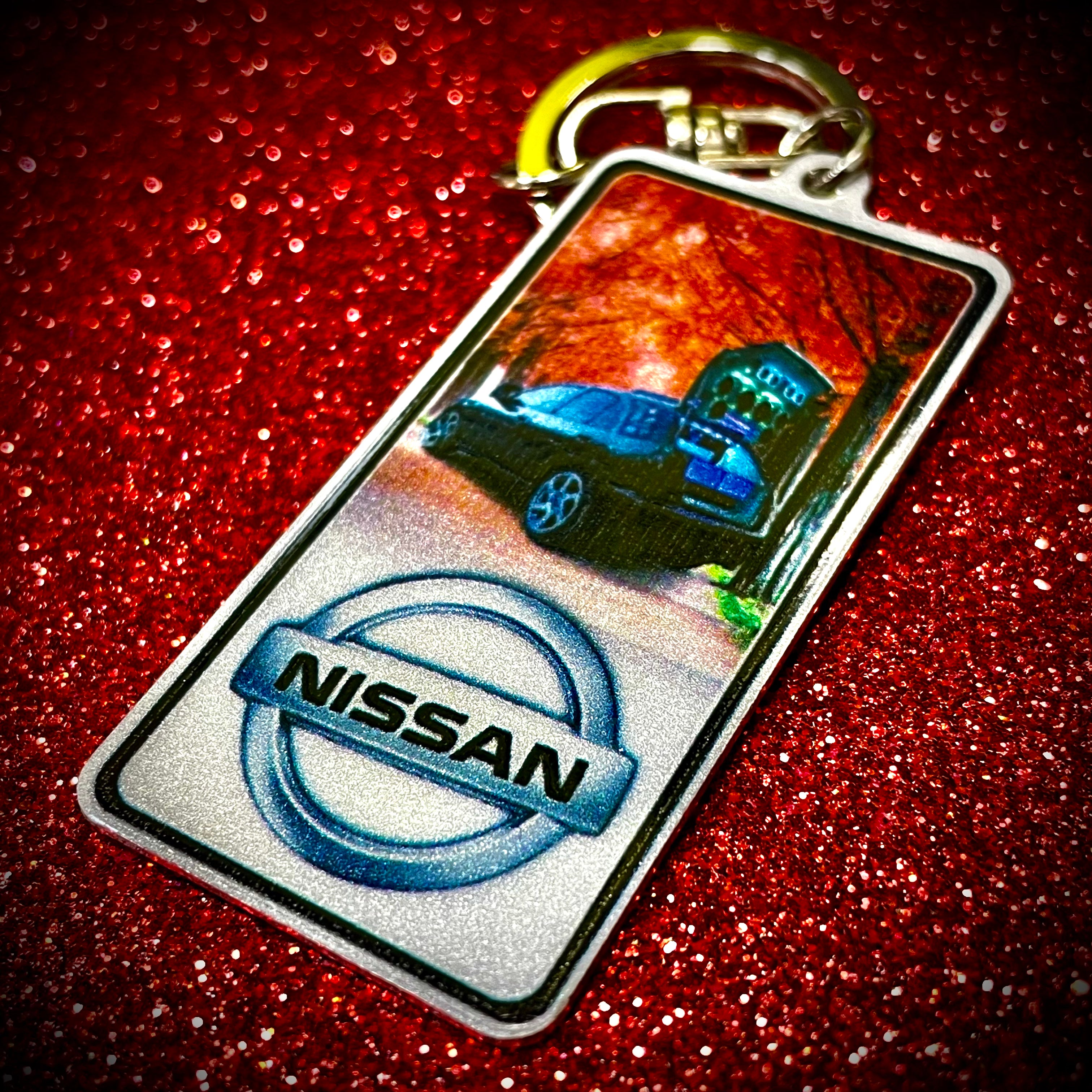 Custom US License Plate Keychain