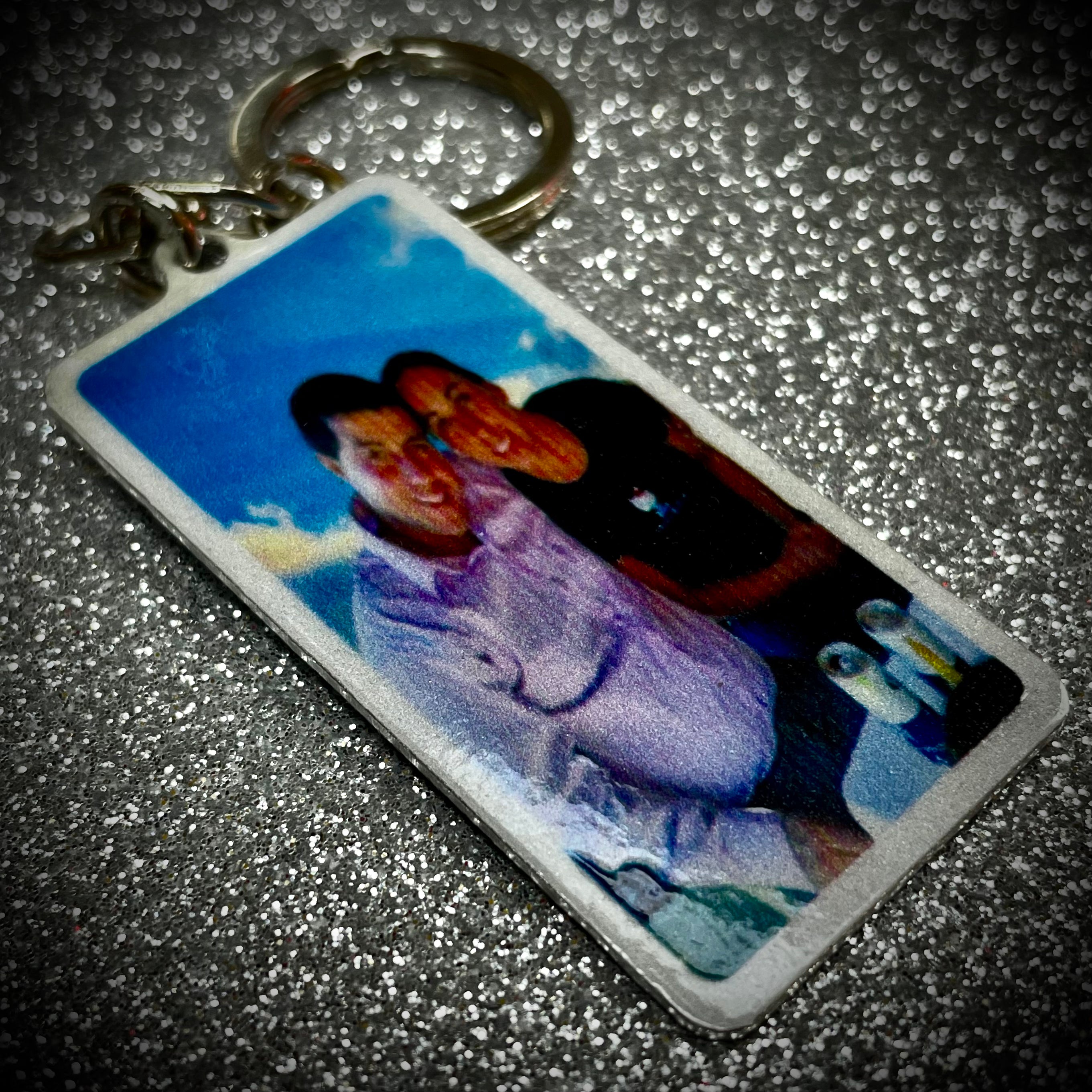 Custom US License Plate Keychain