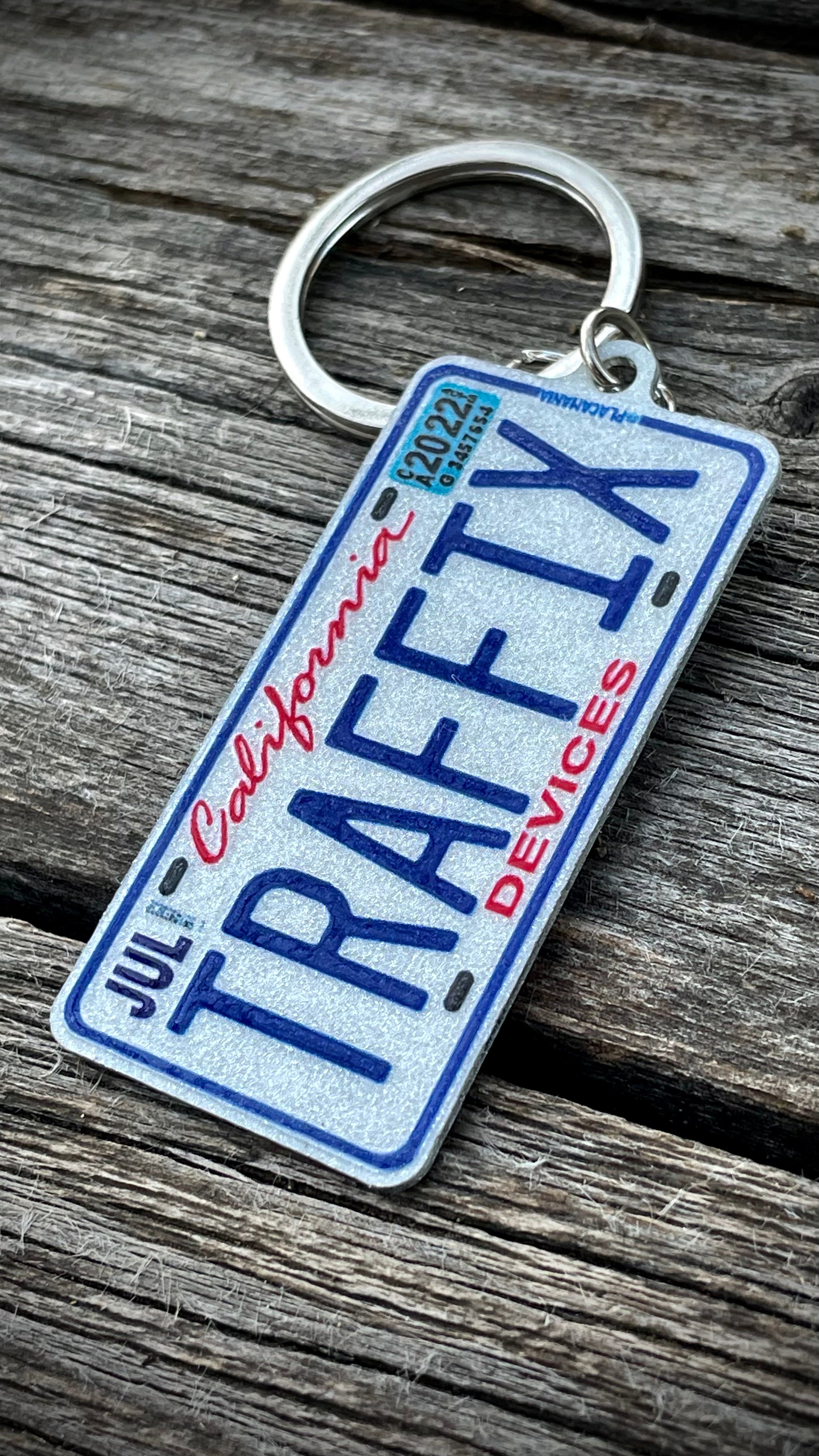 California License Plate Custom Keychain