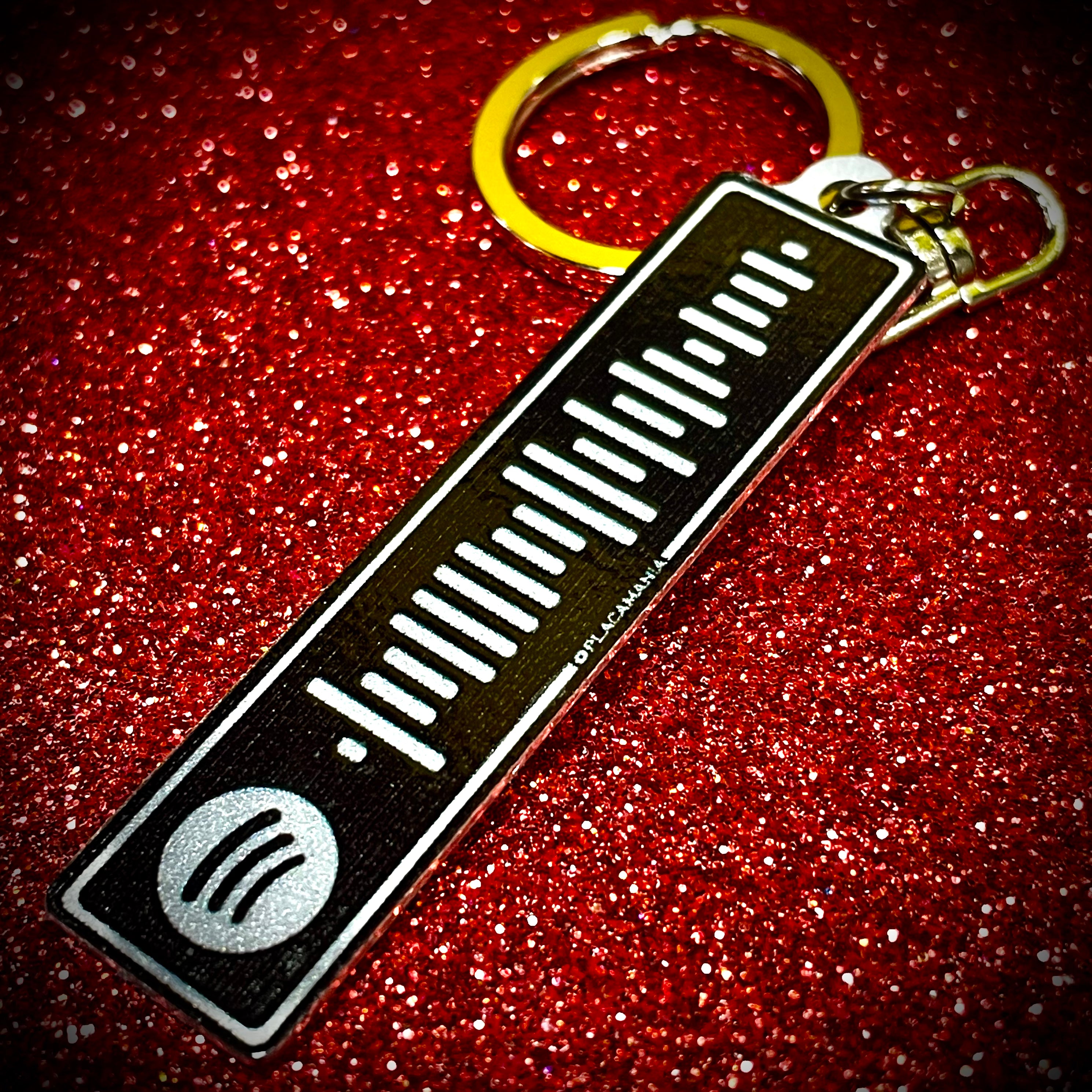 Custom European LicensePlate Keychain