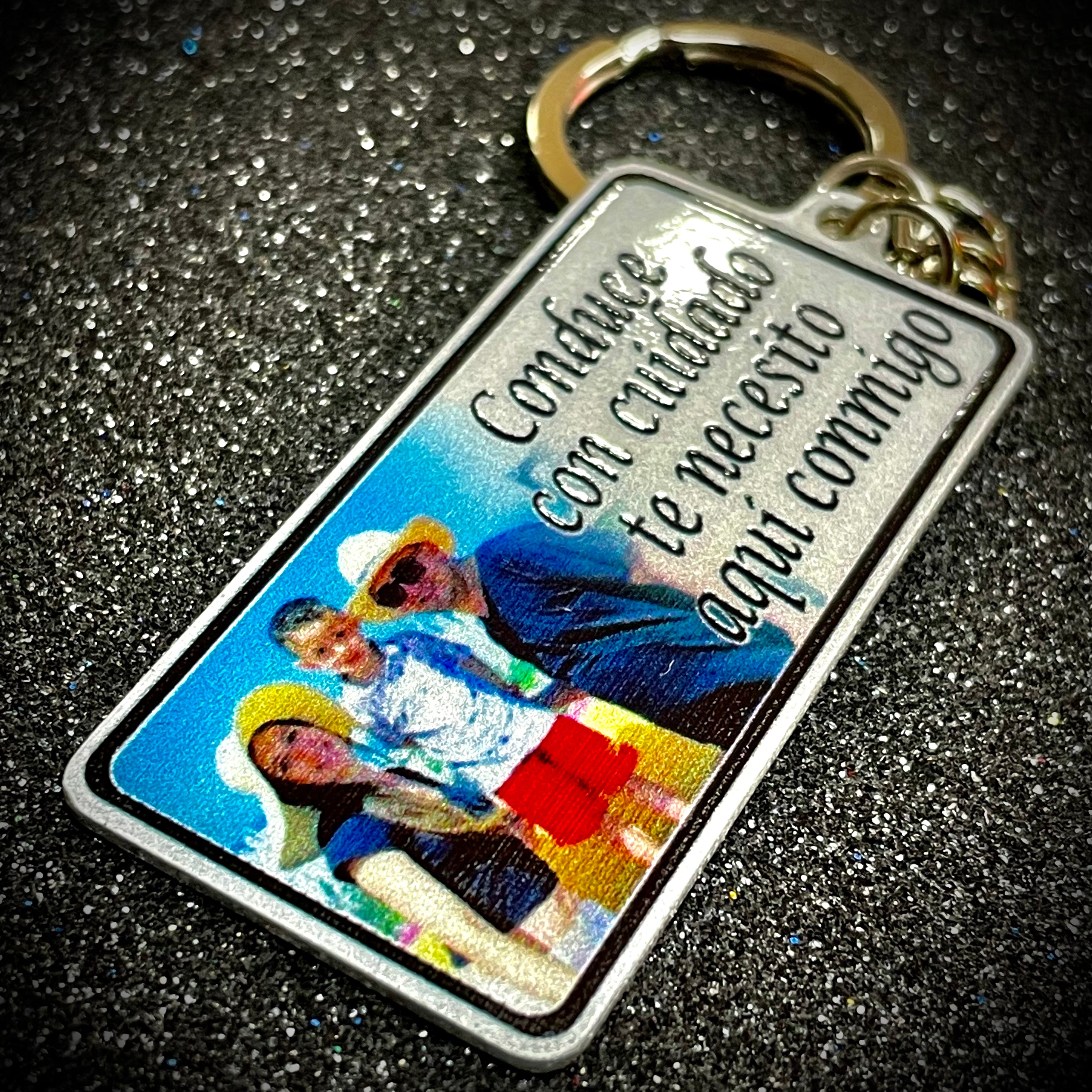 Custom US License Plate Keychain