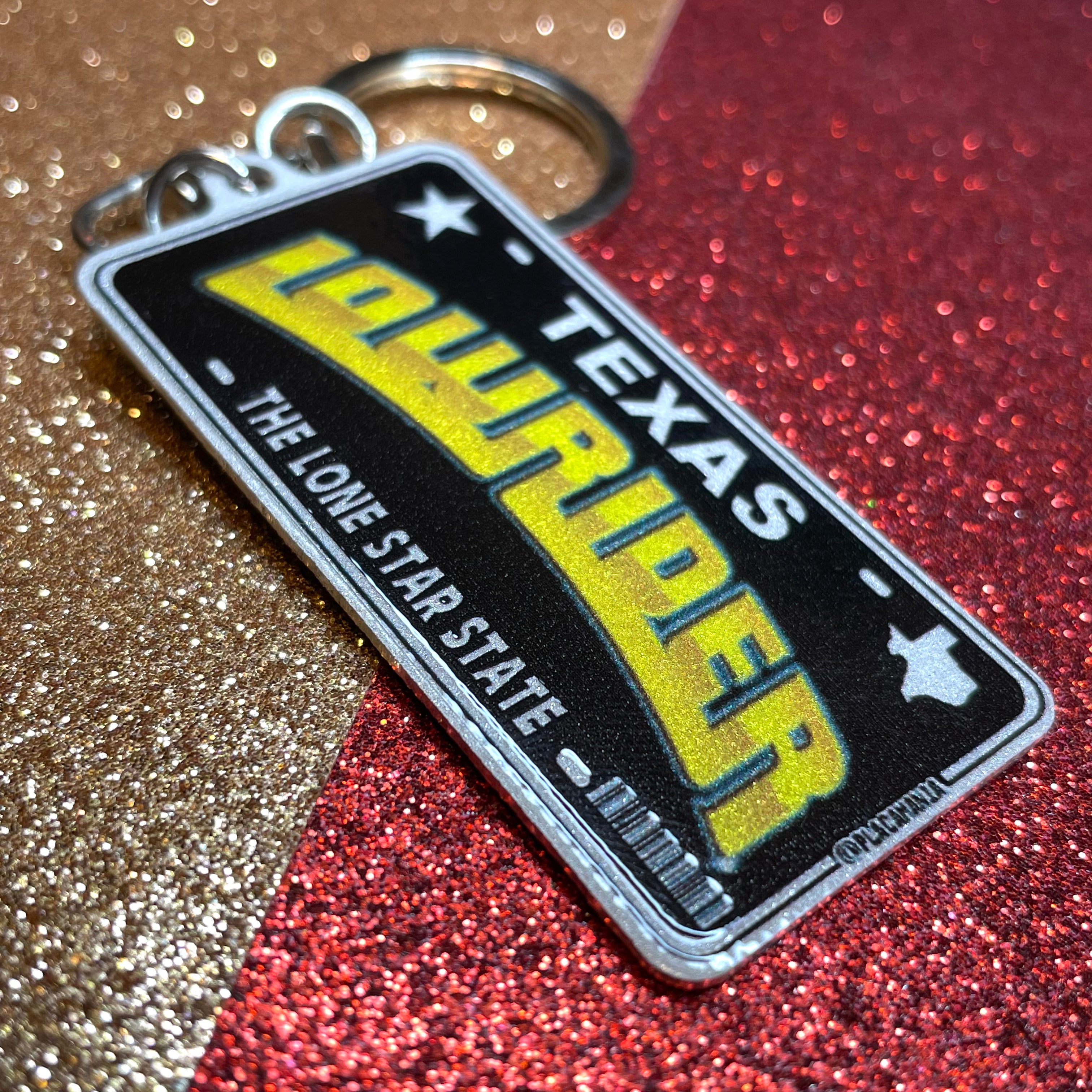 Custom US License Plate Keychain