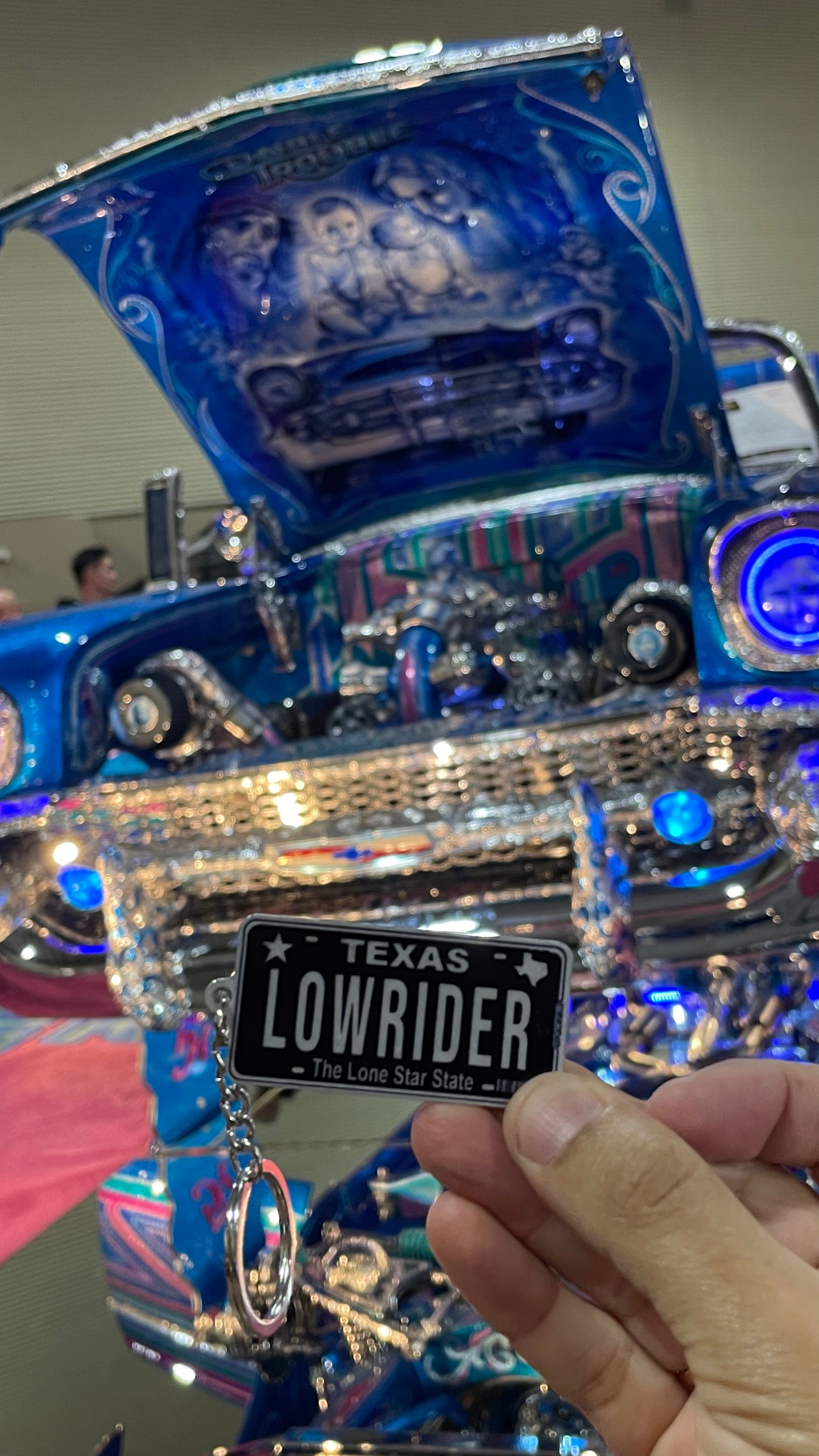 Custom US License Plate Keychain