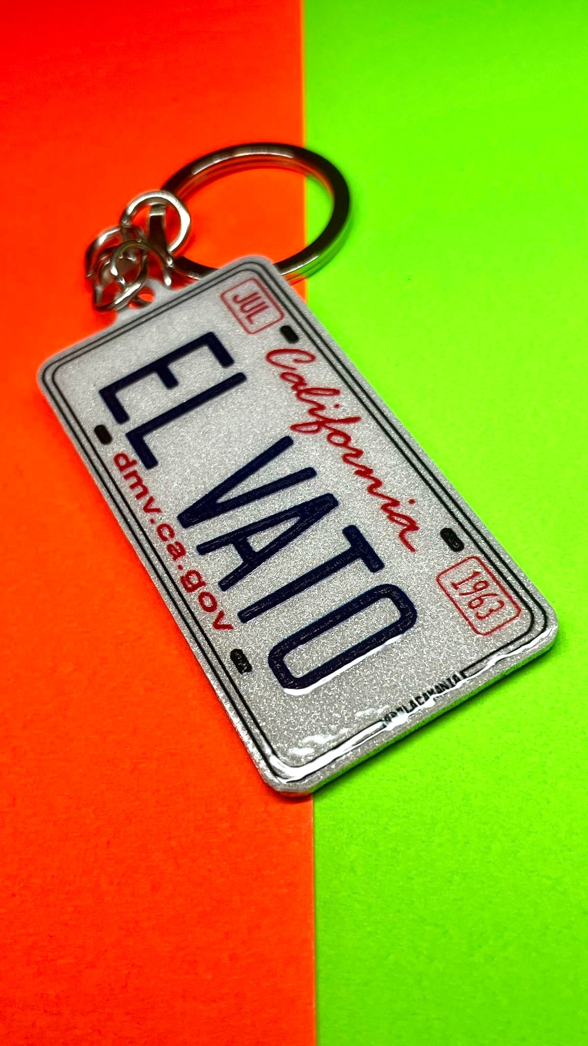 Custom US License Plate Keychain