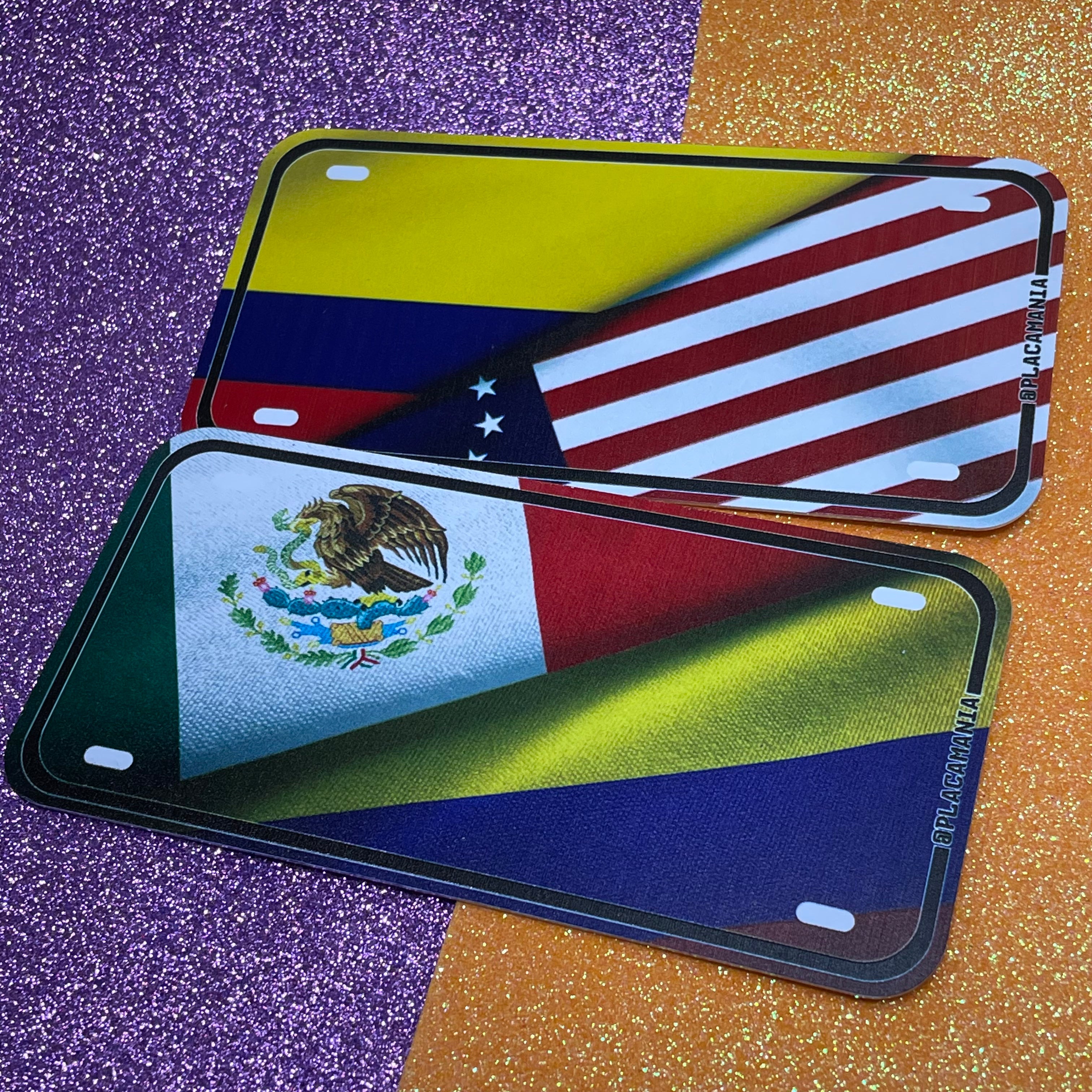 Custom Plastic Bike's License Plate