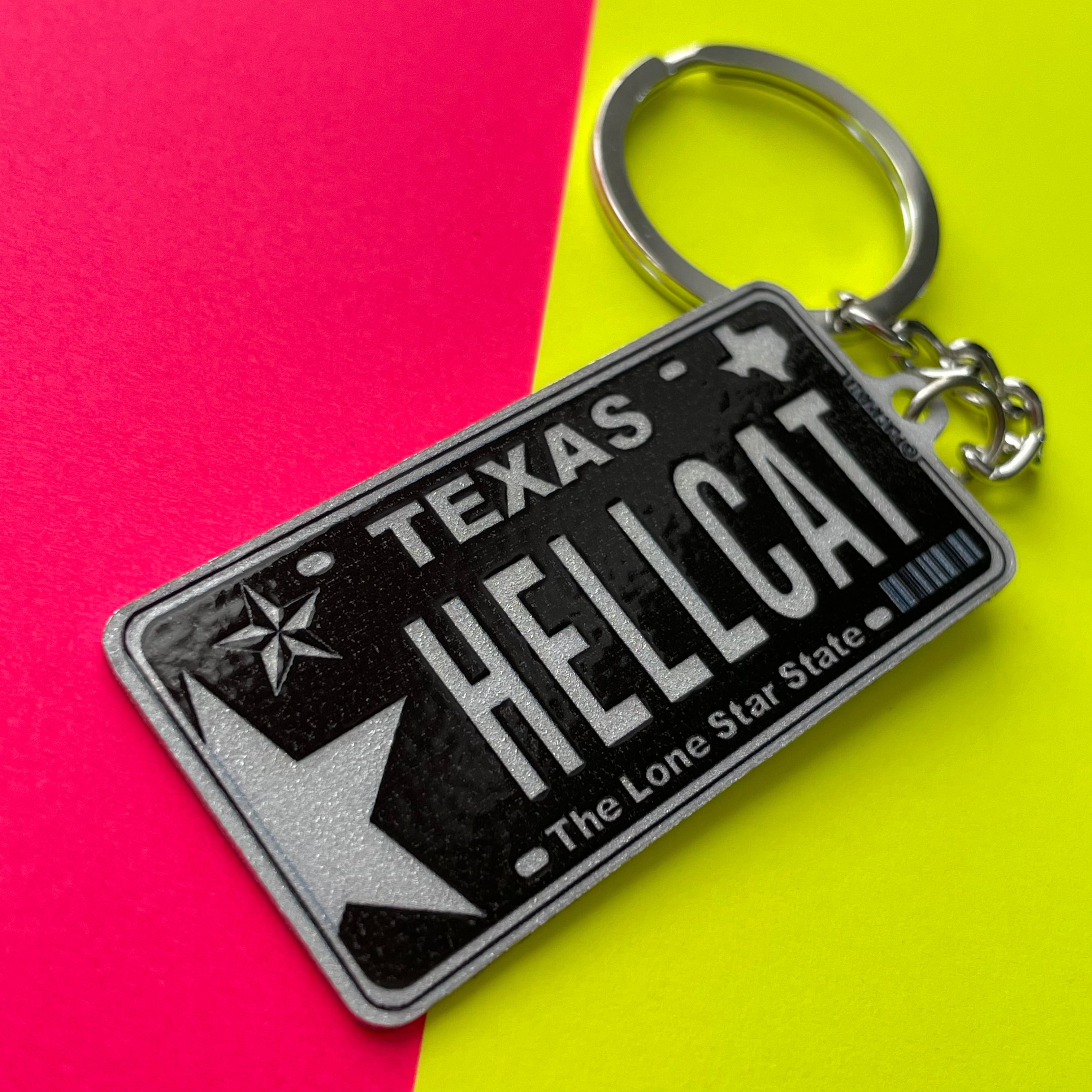 Create your own US License Plate Keychain