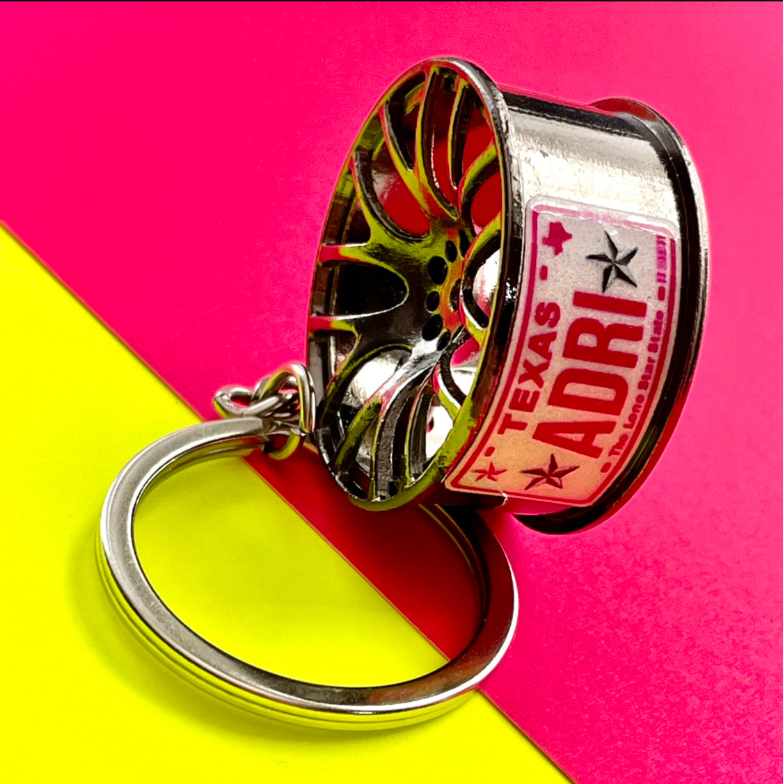 Personalized Keychain Miniature Wheel