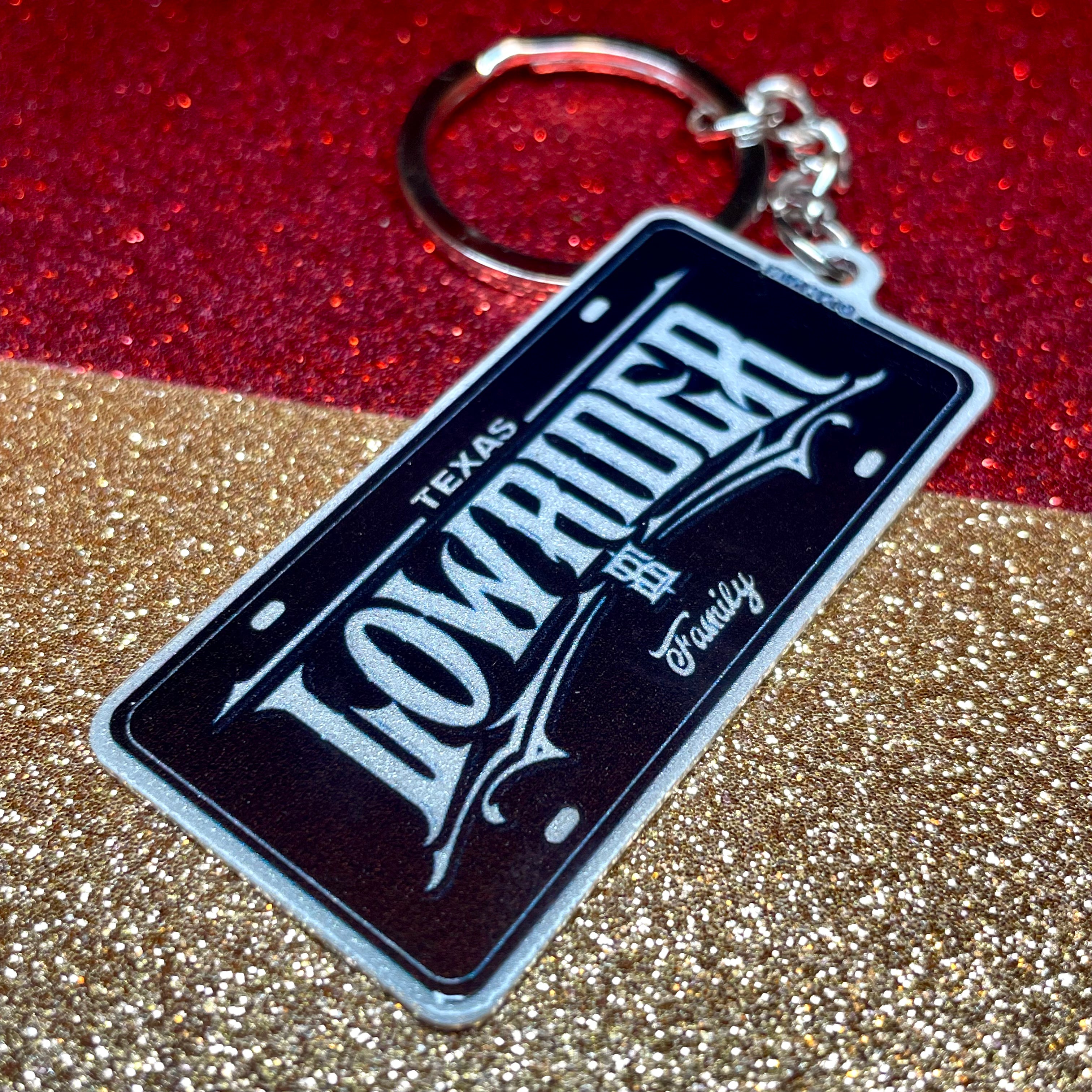 Custom US License Plate Keychain