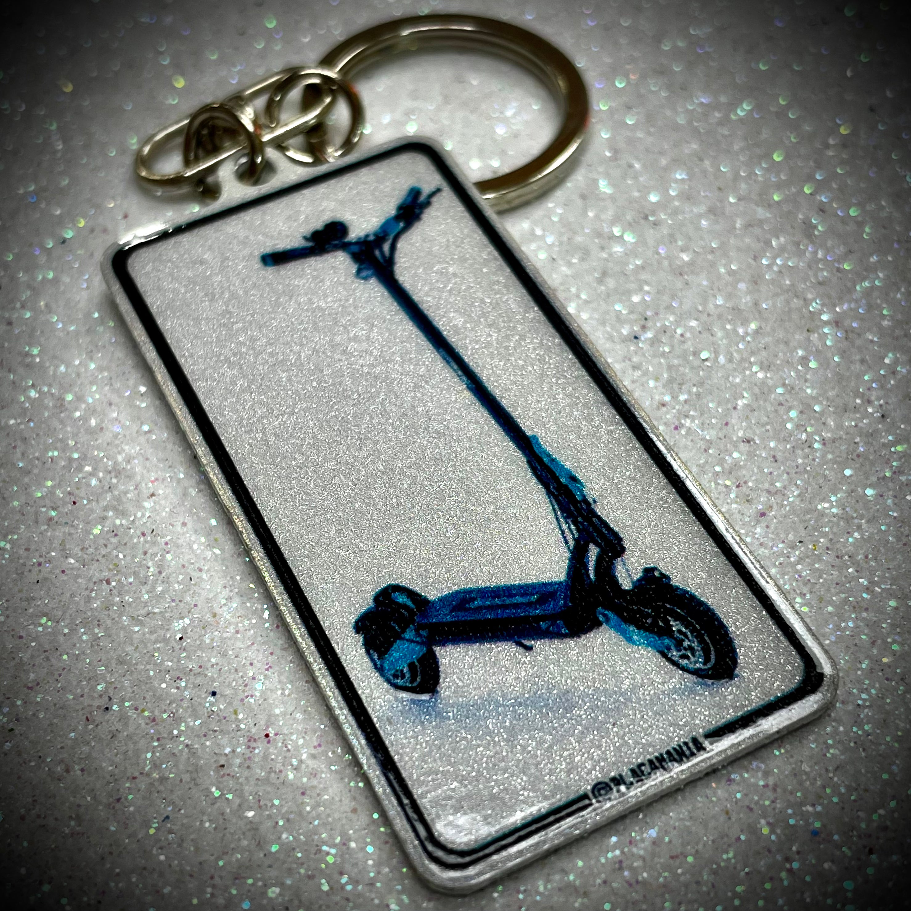 Custom US License Plate Keychain