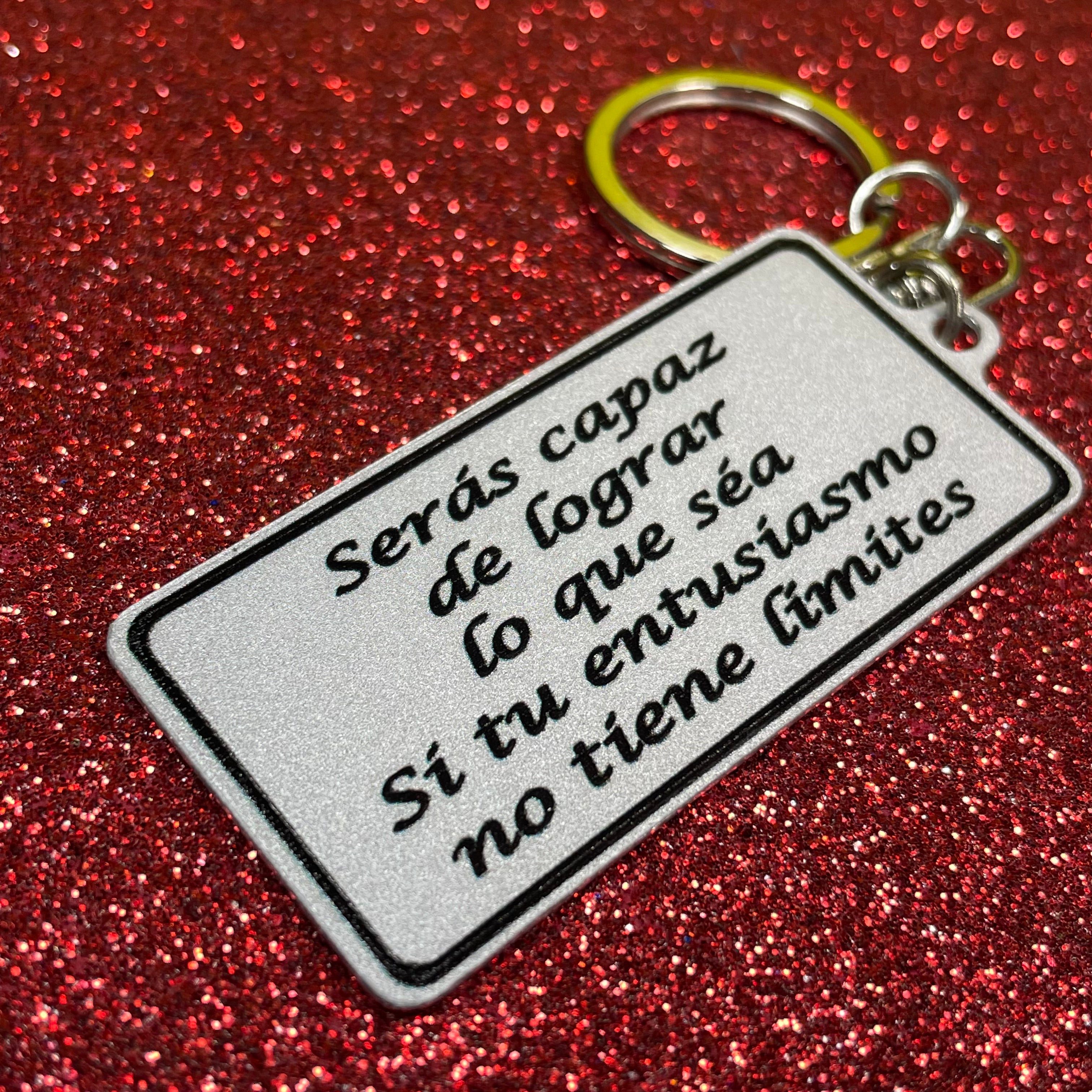 Custom US License Plate Keychain