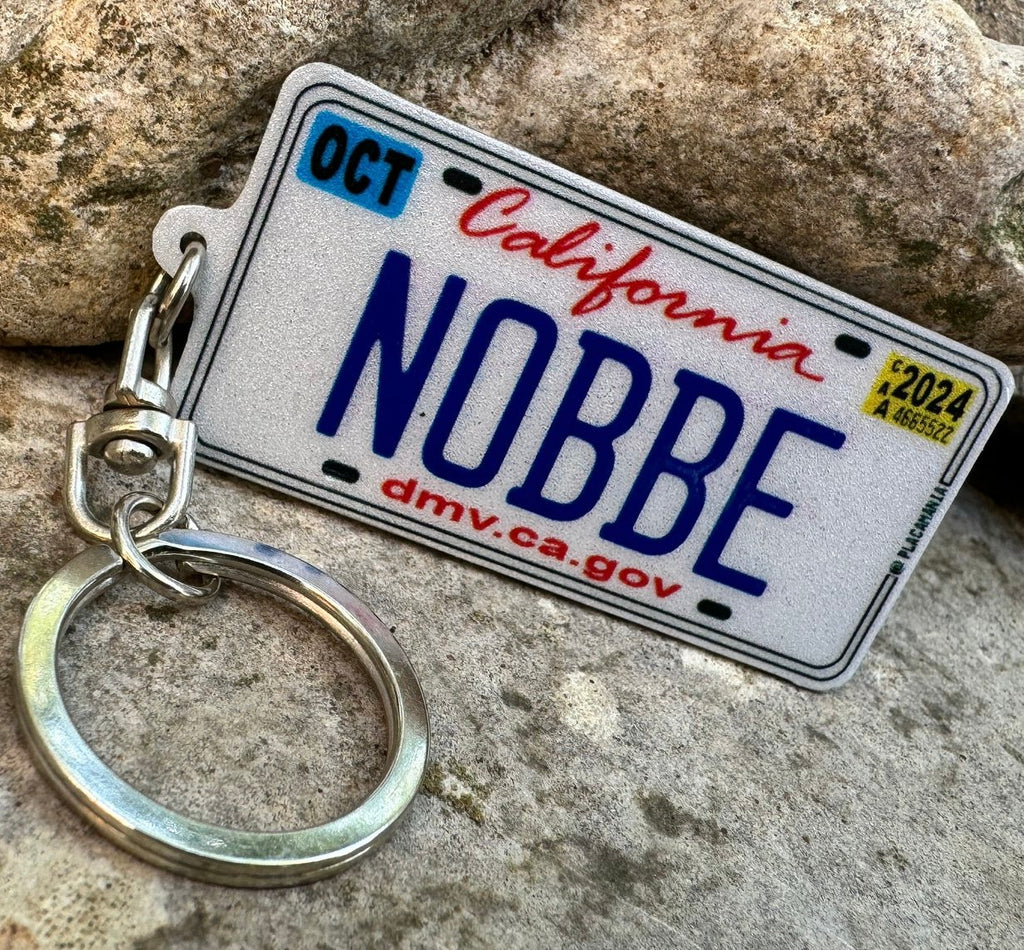 Custom US License Plate Keychain