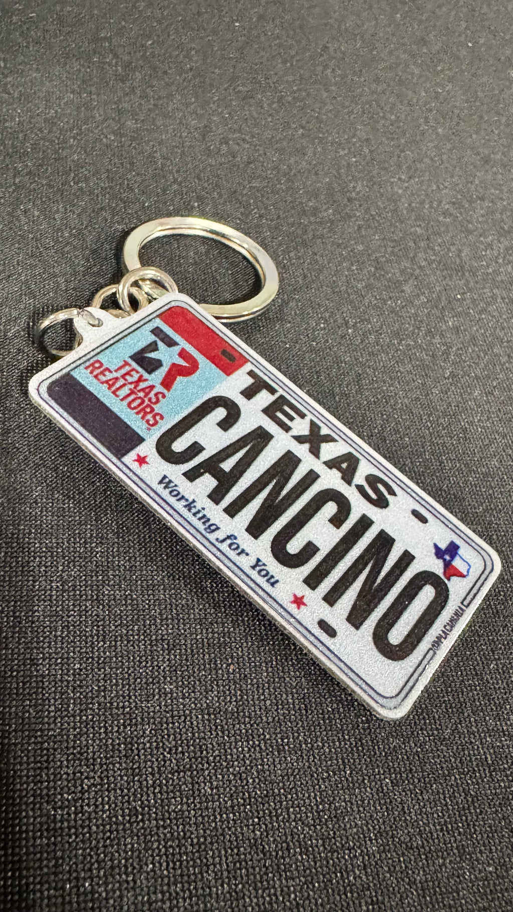 Custom US License Plate Keychain
