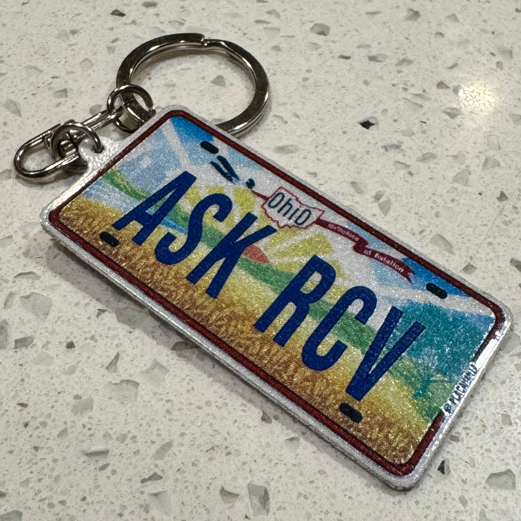 Custom US License Plate Keychain
