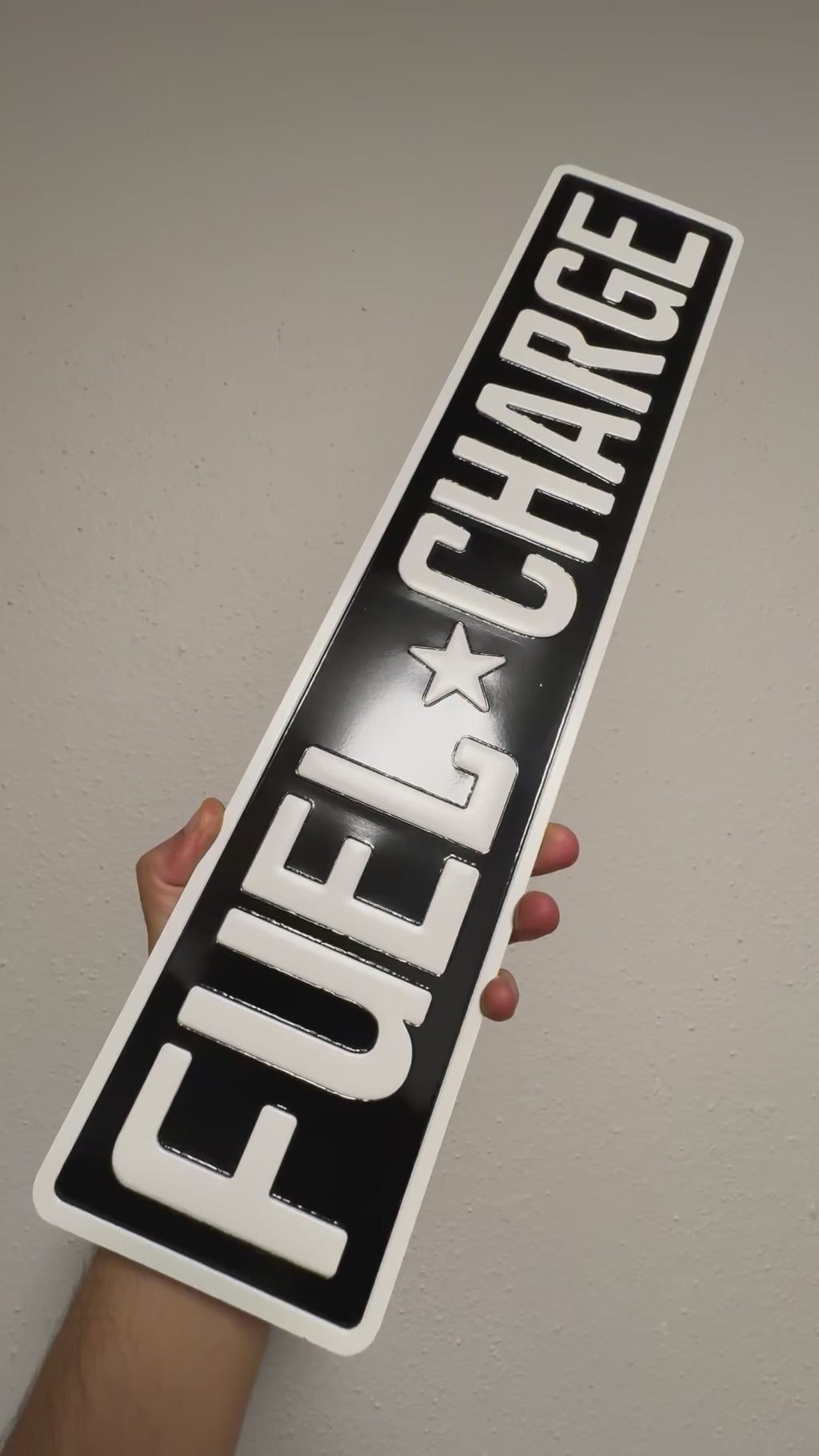 Custom European Aluminium Embossed Vanity License Plate