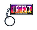 Arizona License Plate Custom Keychain