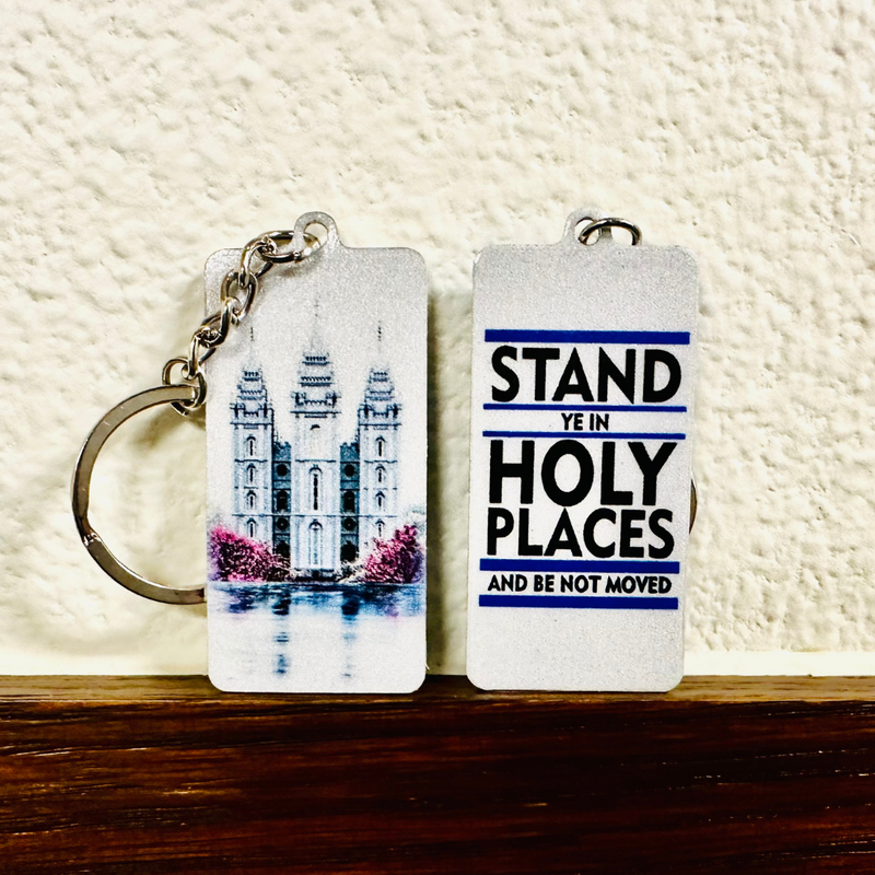 Favorite Temple & Quote Keychain