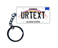 Hawaii License Plate Custom Keychain