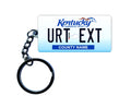 Kentucky License Plate Custom Keychain