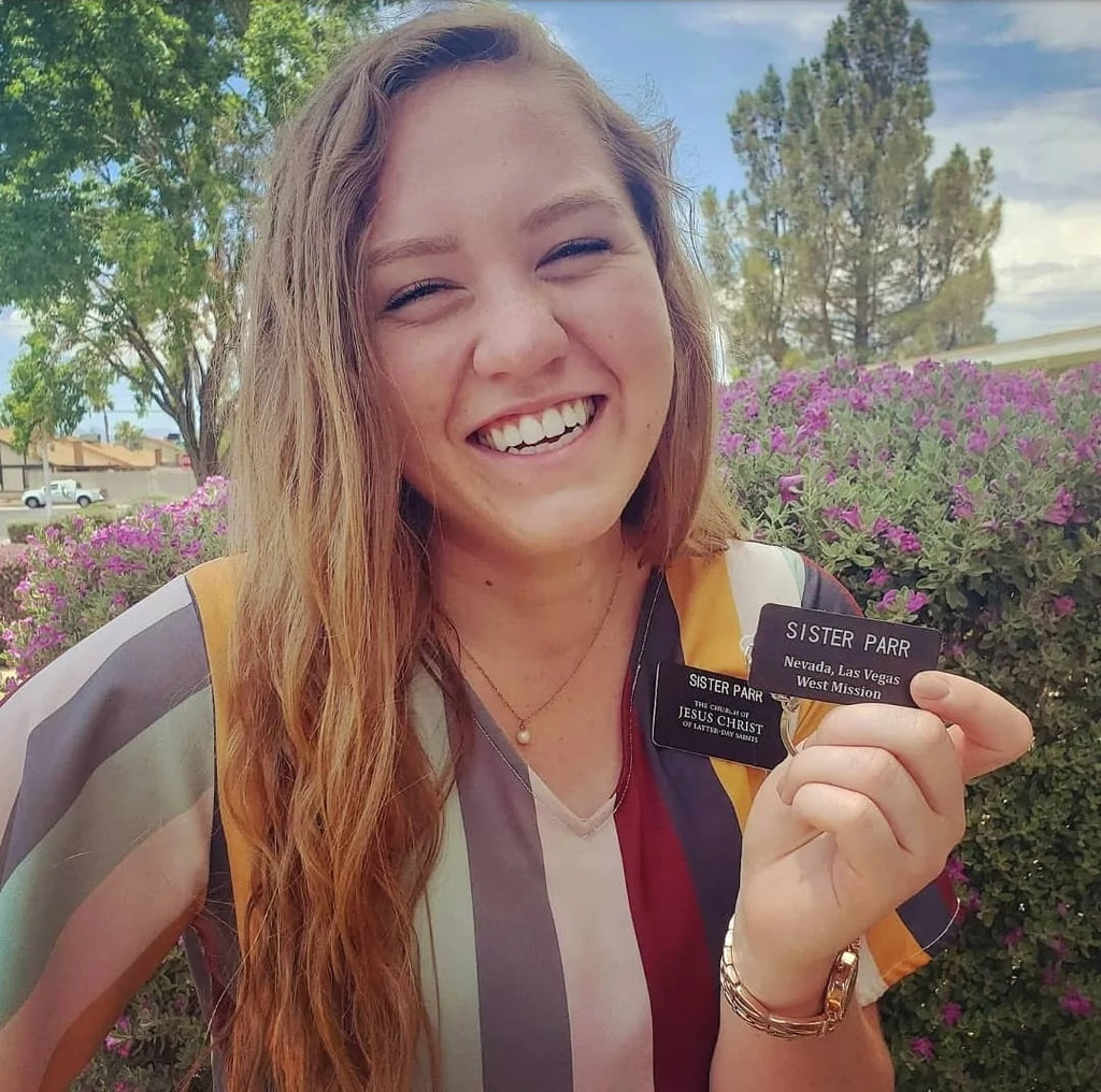 Personalized LDS Missionary Keychain