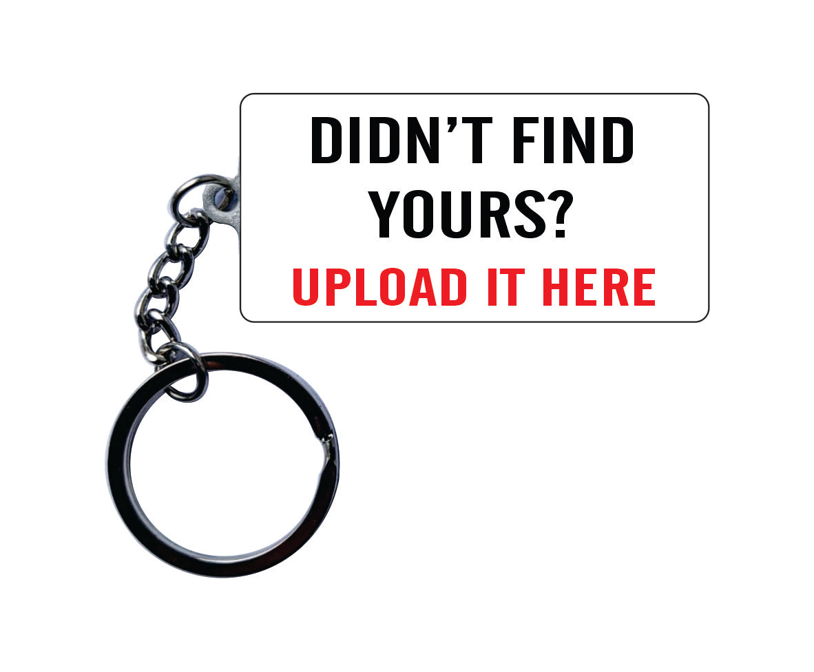 Create your own US License Plate Keychain