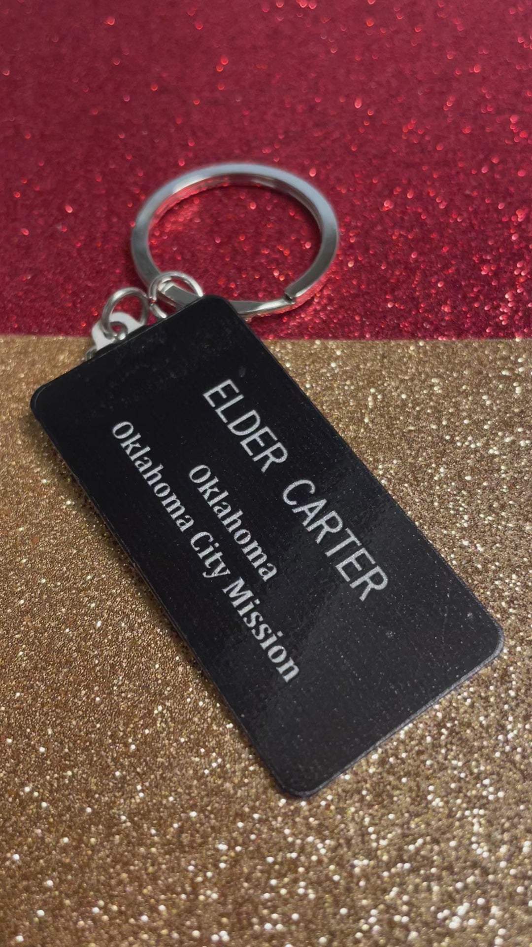 Personalized LDS Missionary Keychain