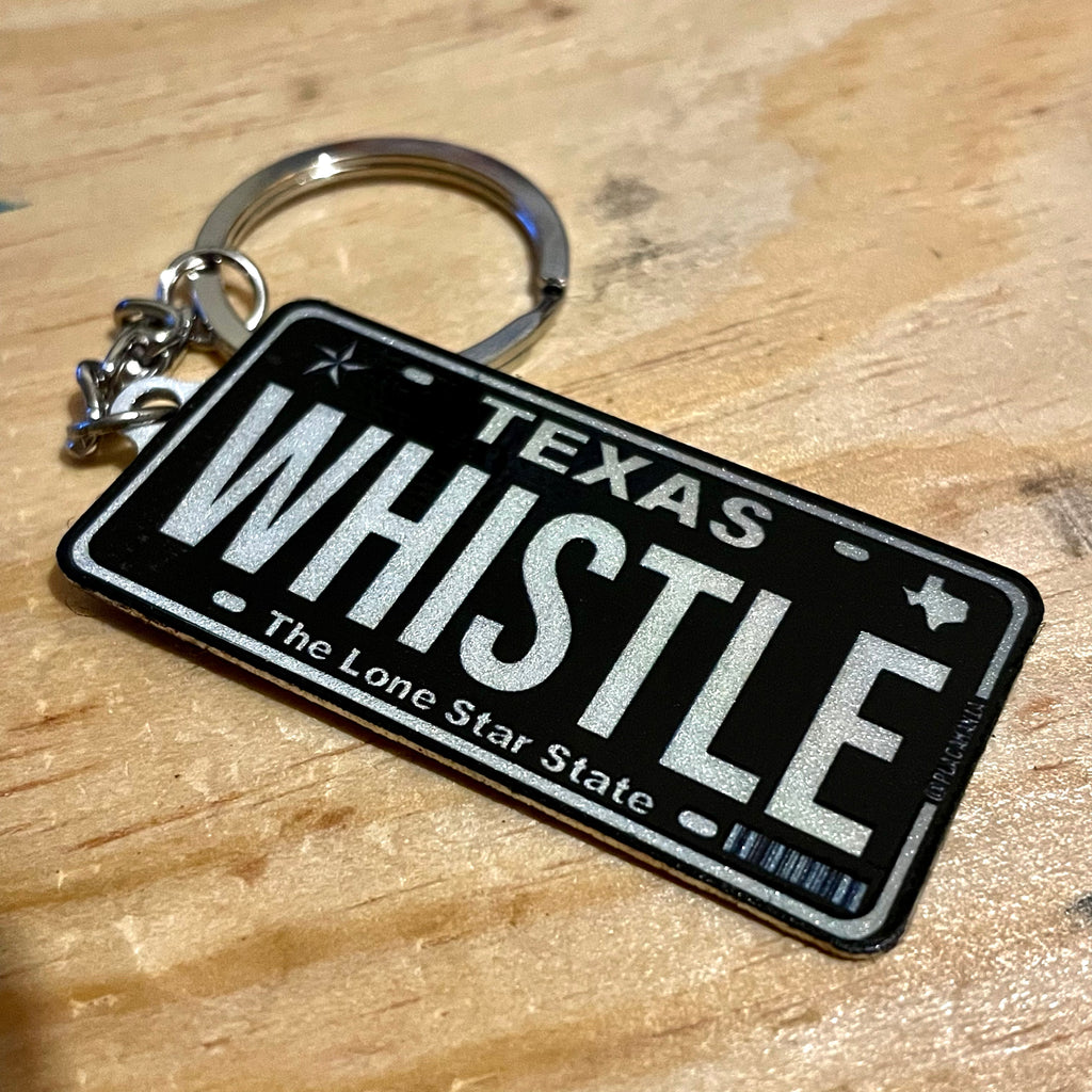 Texas License Plate Custom Keychain