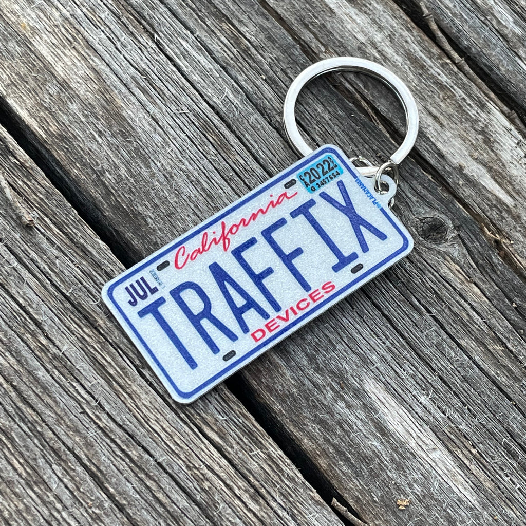 California License Plate Custom Keychain