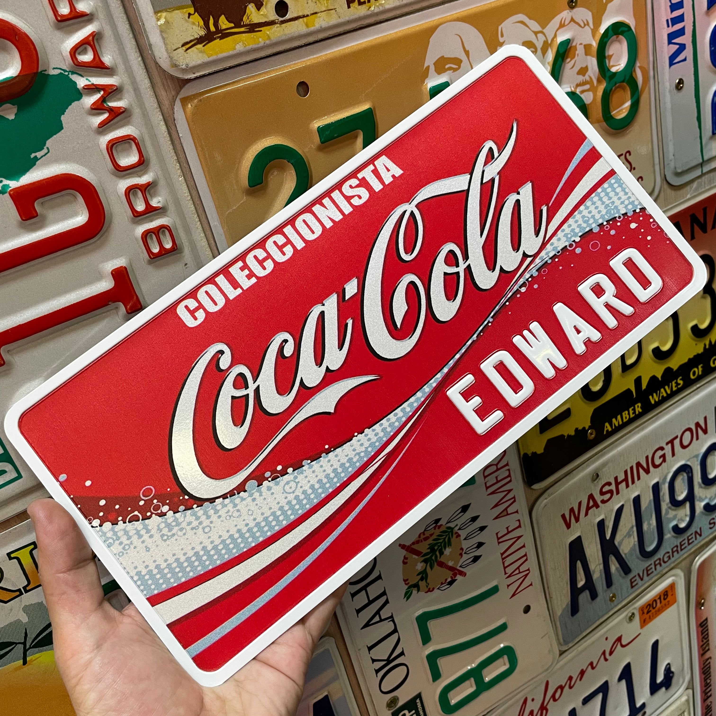 Custom US Aluminium Embossed Vanity License Plate