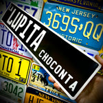 Custom European Aluminium Embossed Vanity License Plate