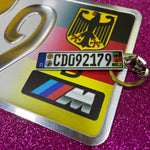 Custom European Aluminium Embossed Vanity License Plate
