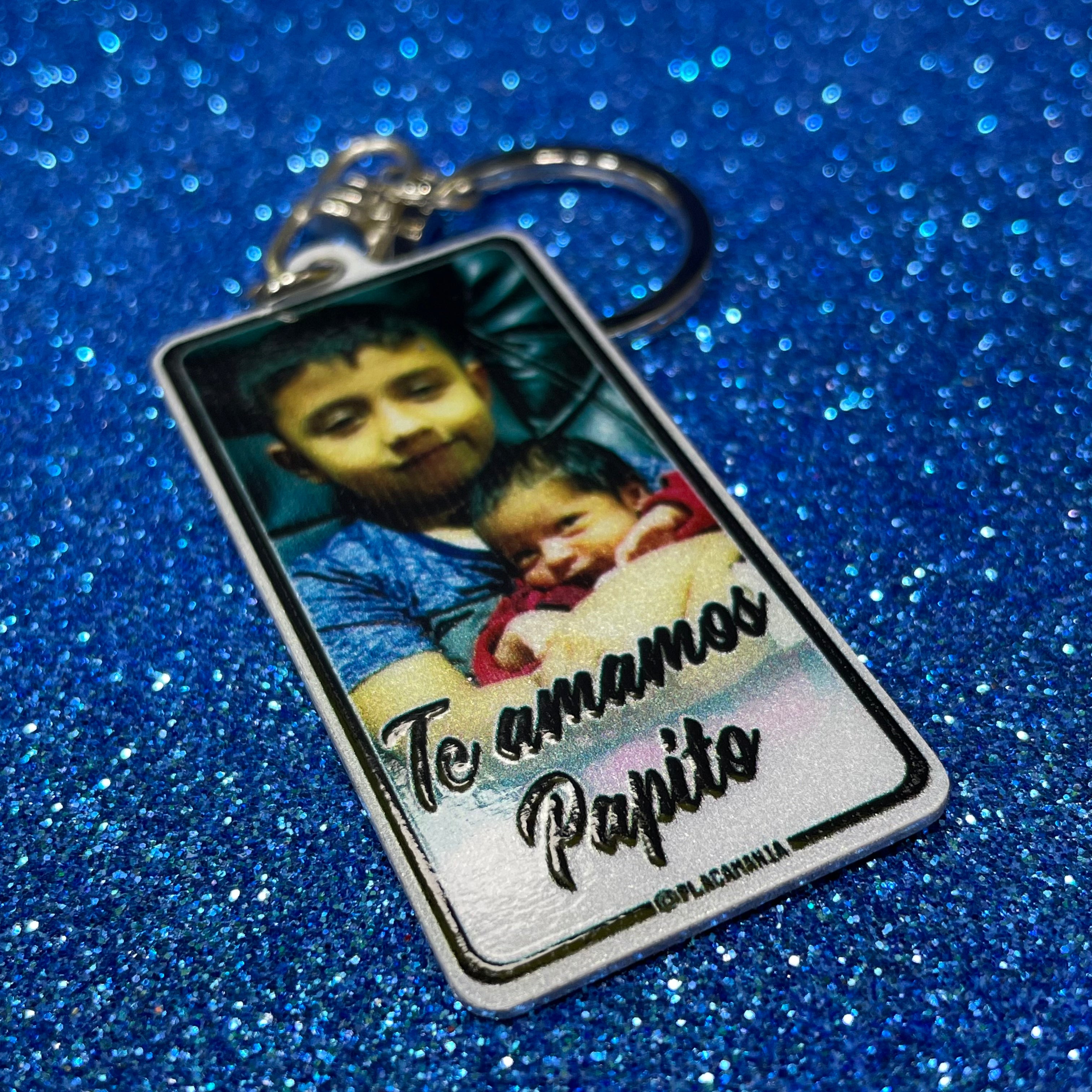 Custom US License Plate Keychain