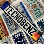 Custom European Aluminium Embossed Vanity License Plate