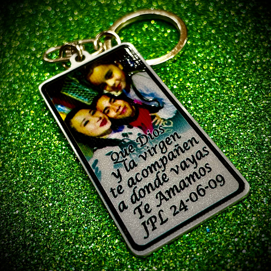 Custom US License Plate Keychain