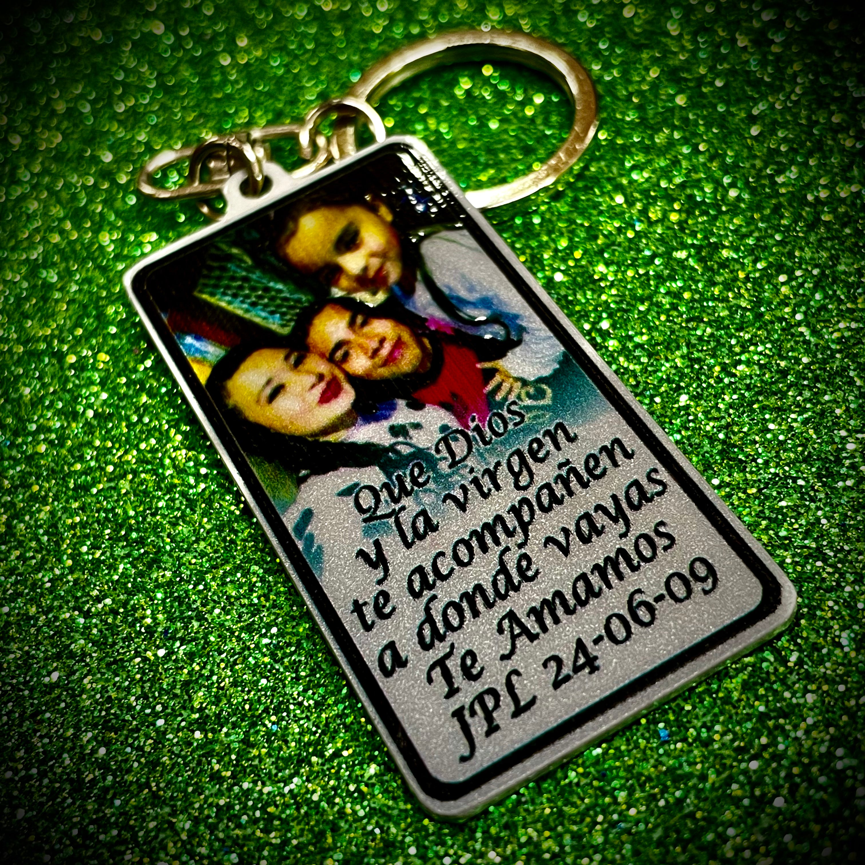 Custom US License Plate Keychain