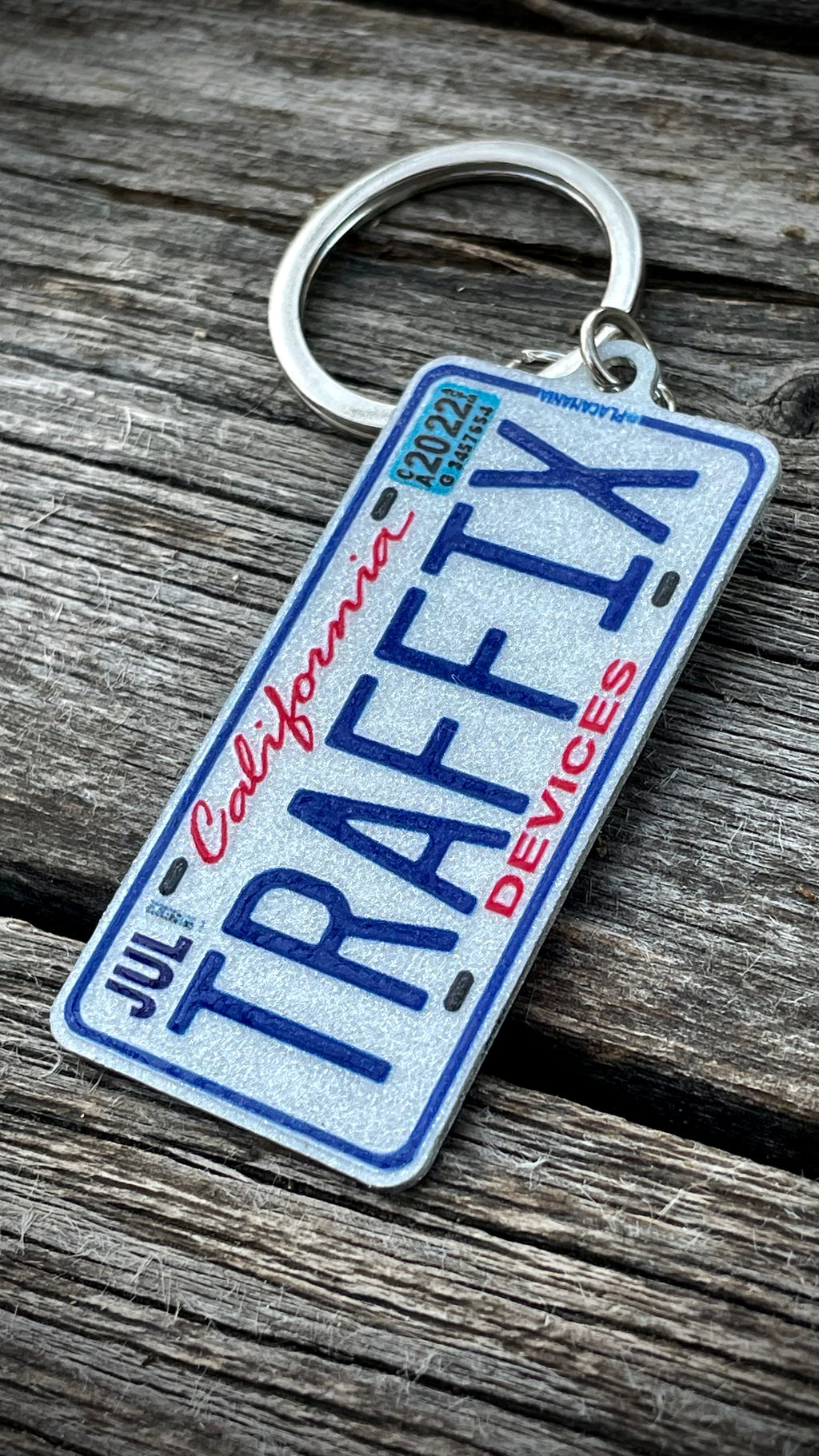 California License Plate Custom Keychain