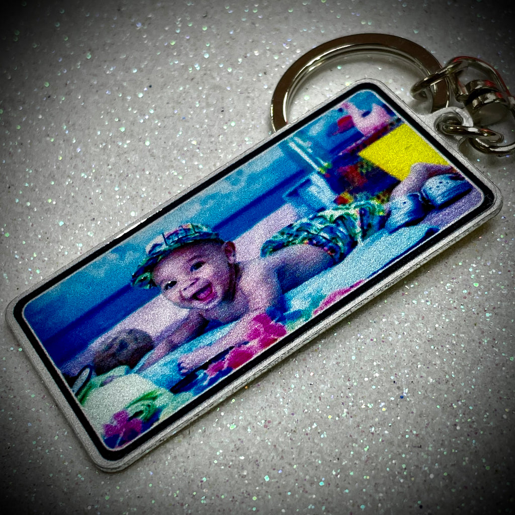 Custom US License Plate Keychain
