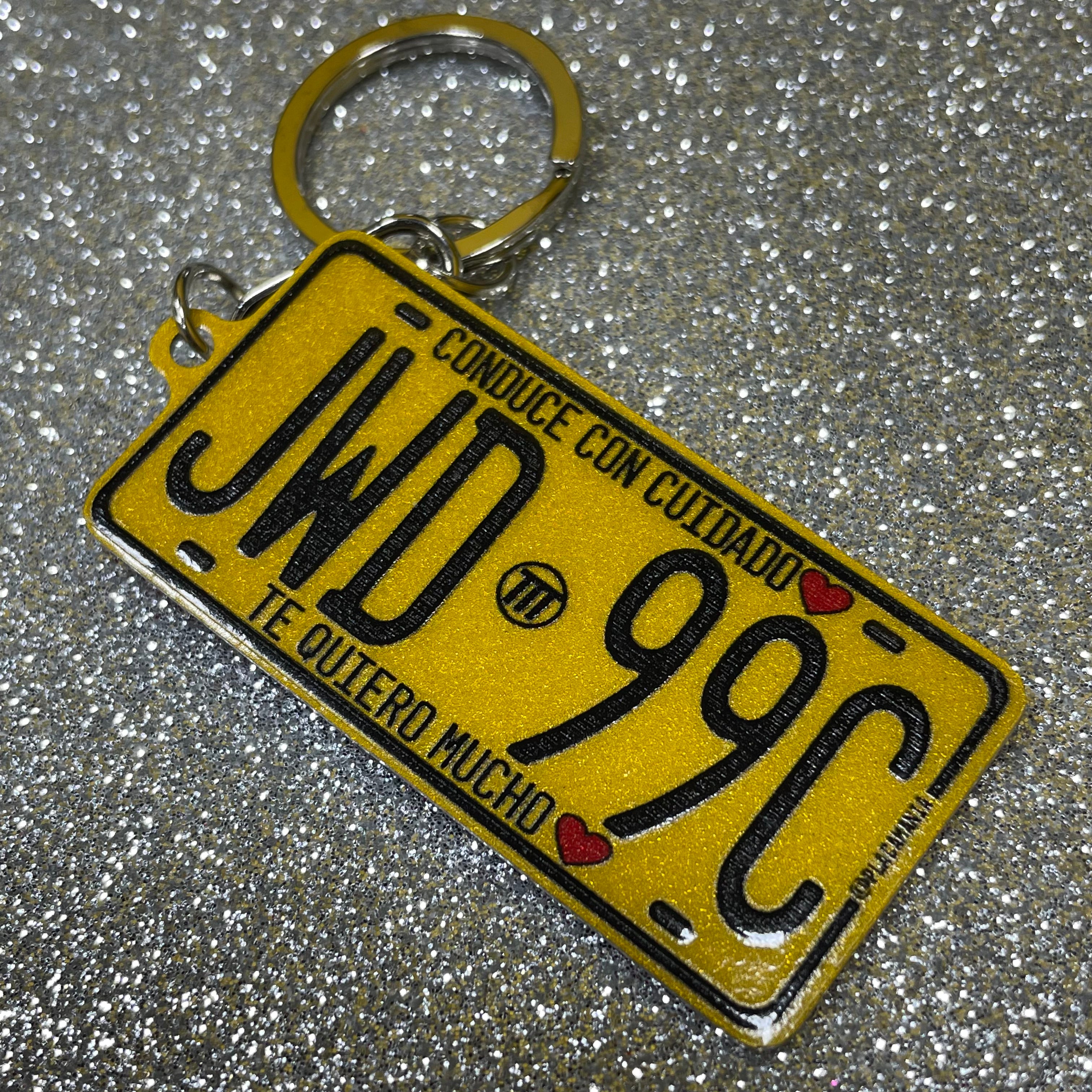 Custom US Aluminium Embossed Vanity License Plate