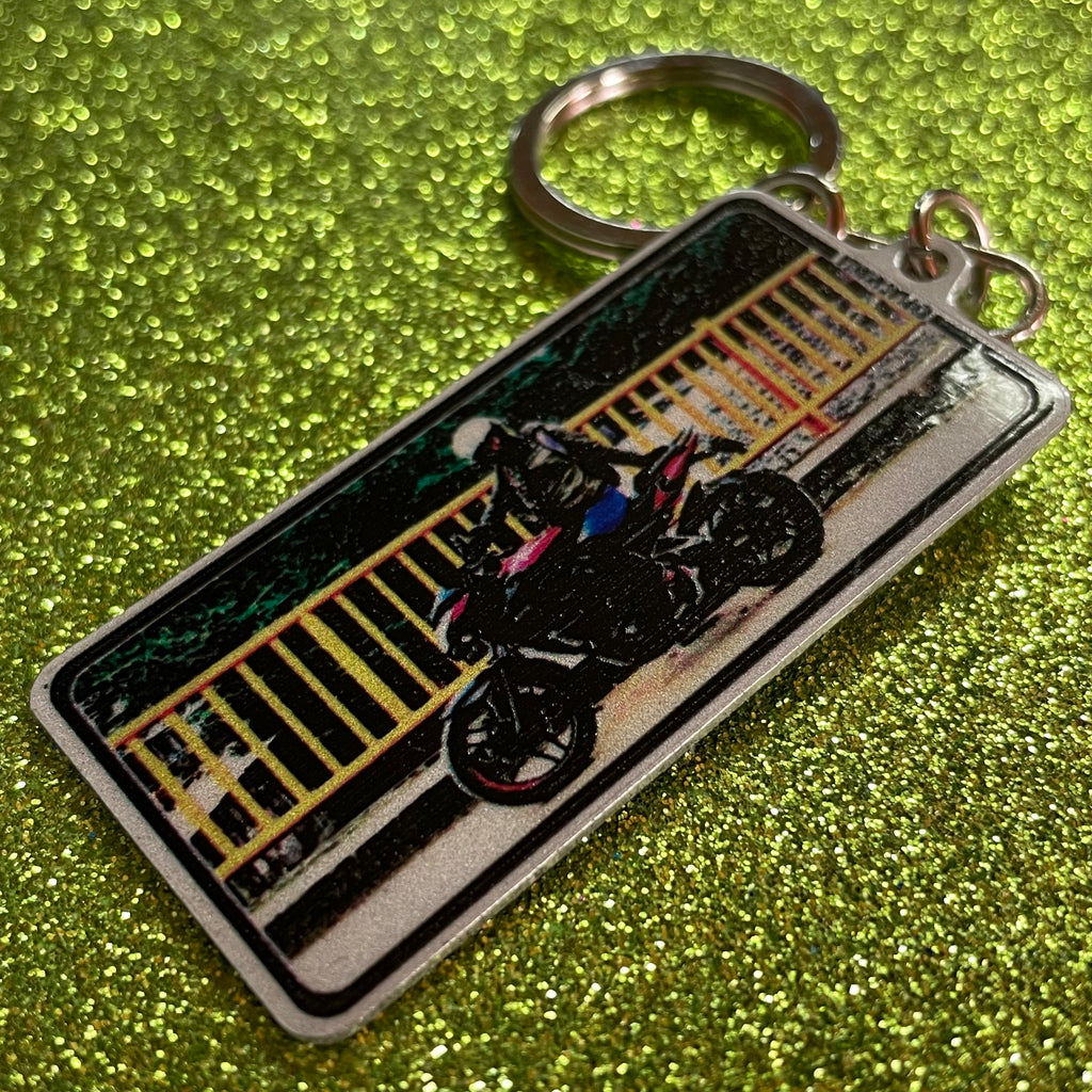 Custom US License Plate Keychain