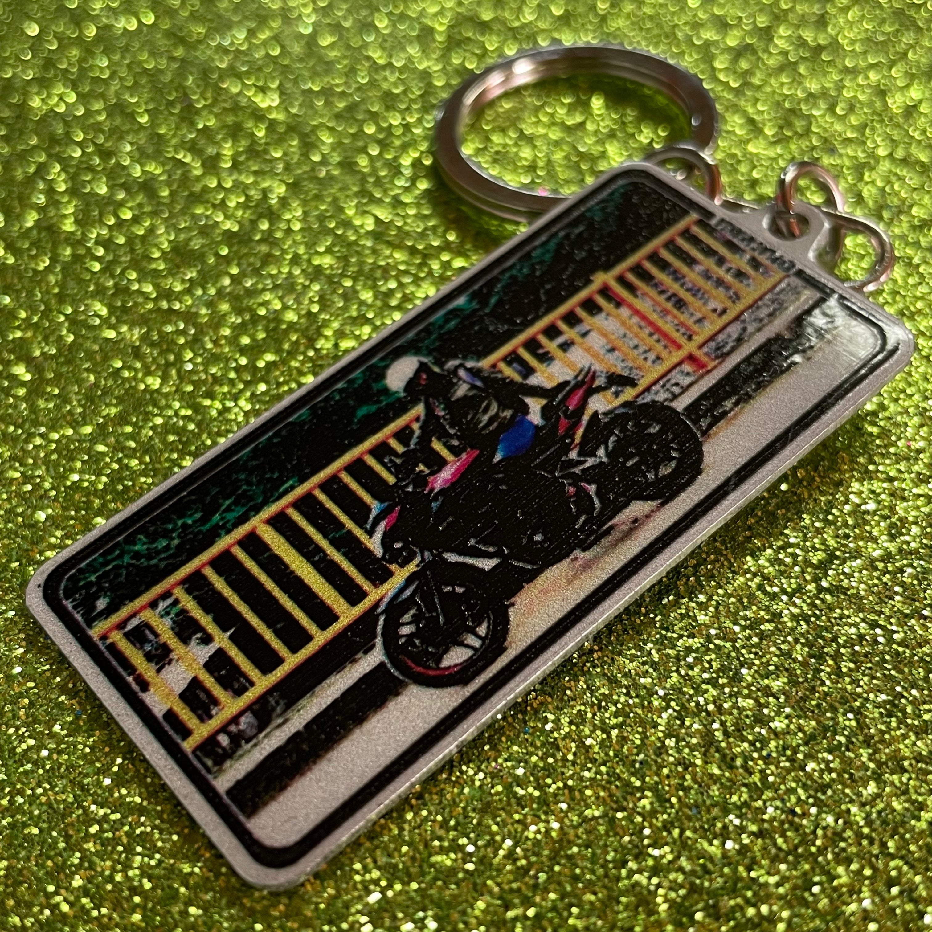 Custom US License Plate Keychain