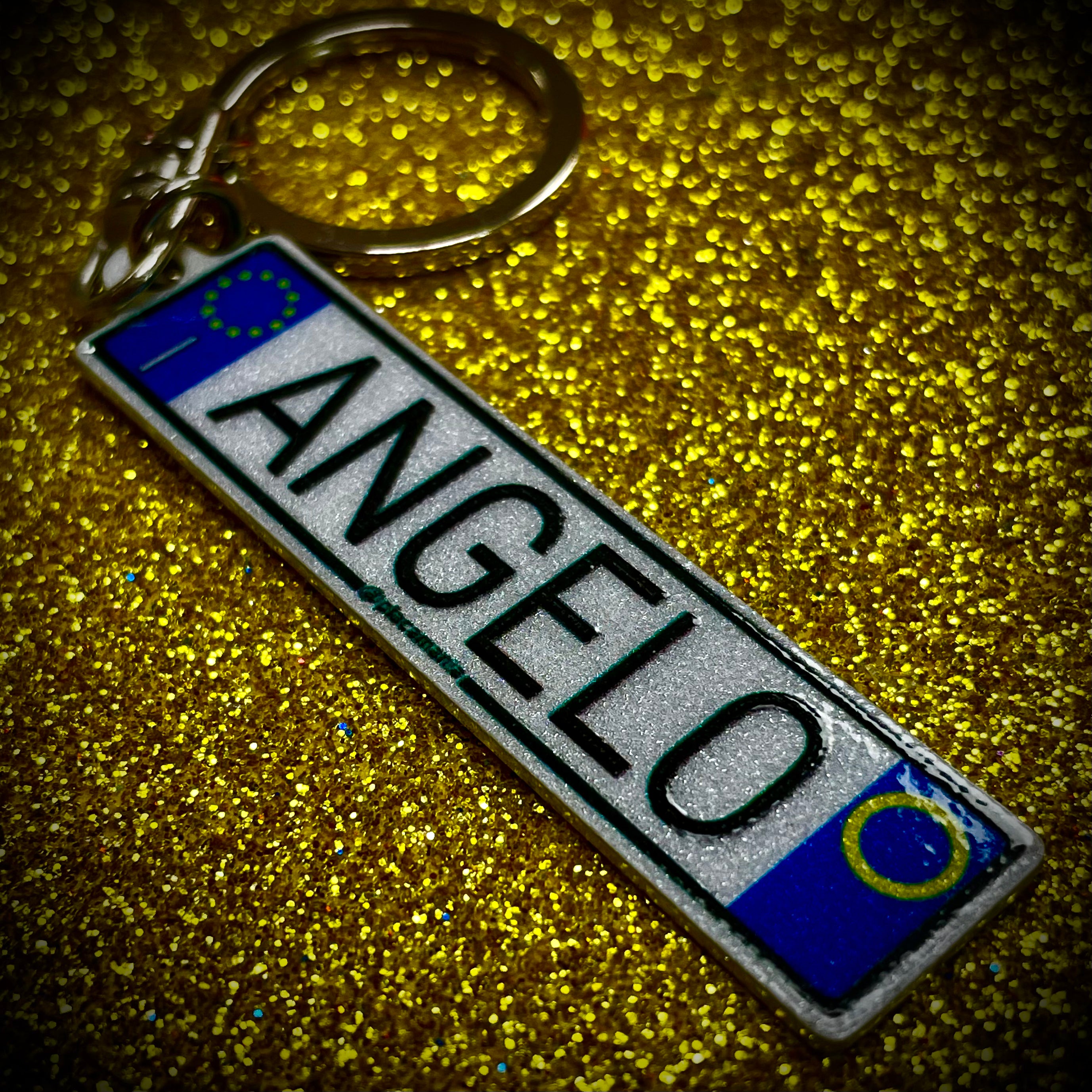 European Keychain European style Personalized Keychain – Placamania