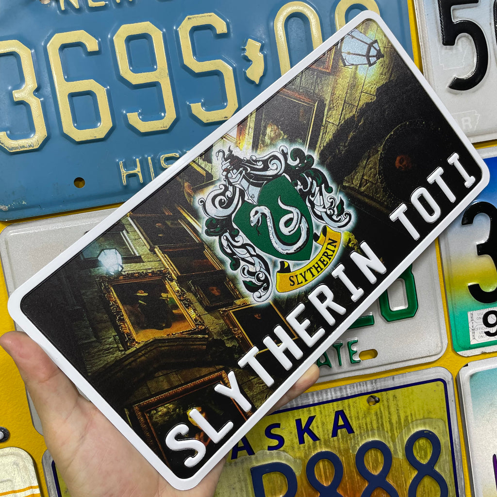 Custom US Aluminium Embossed Vanity License Plate