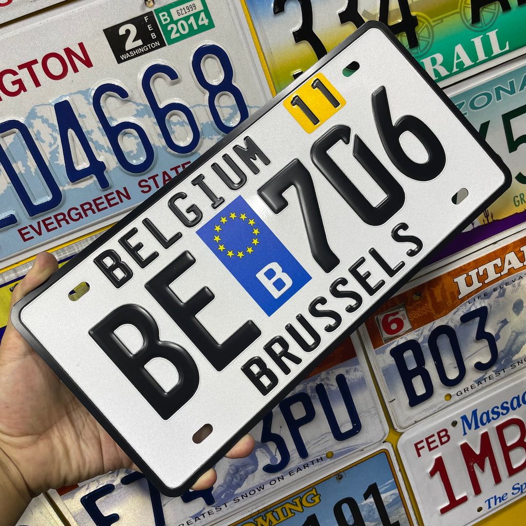 Custom US Aluminium Embossed Vanity License Plate