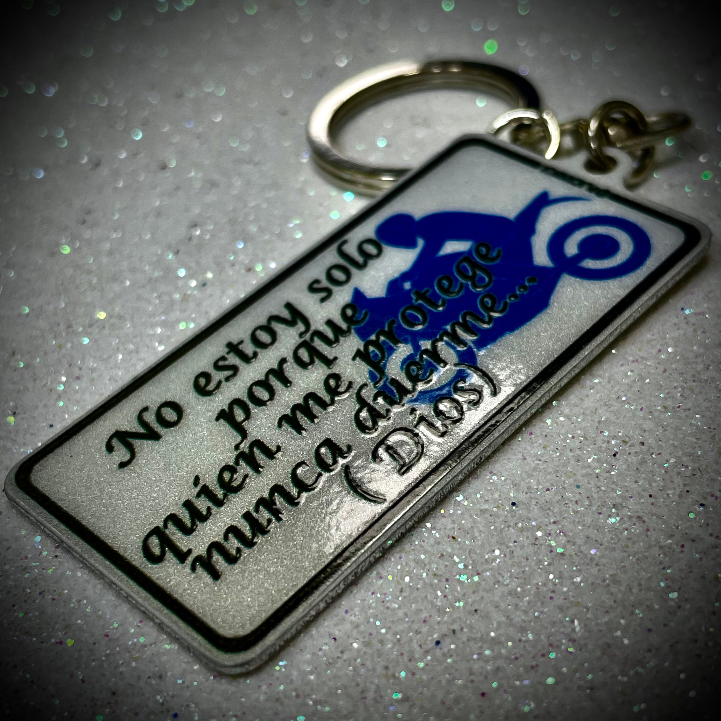 Custom US License Plate Keychain