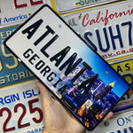 Custom US Aluminium Embossed Vanity License Plate