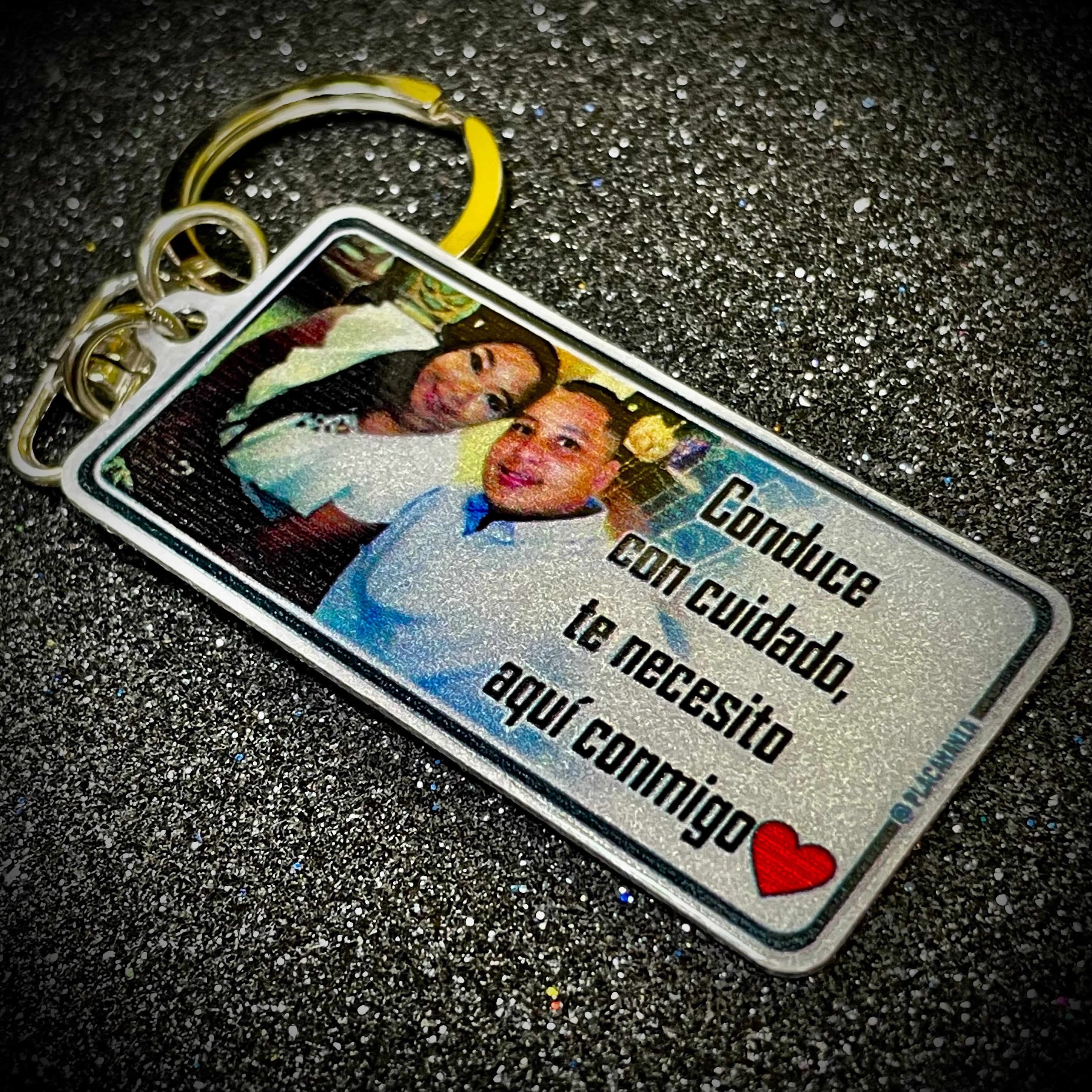 Custom US License Plate Keychain